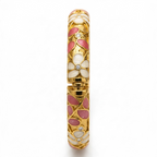 Jonc Thaïlandais Rosy acier inoxydable