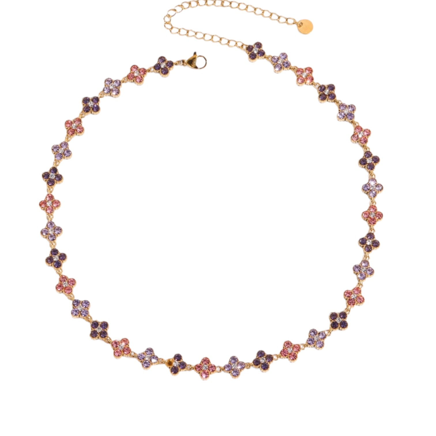 Collier Yvana Lavande