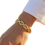 Bracelet maille marine Vahina