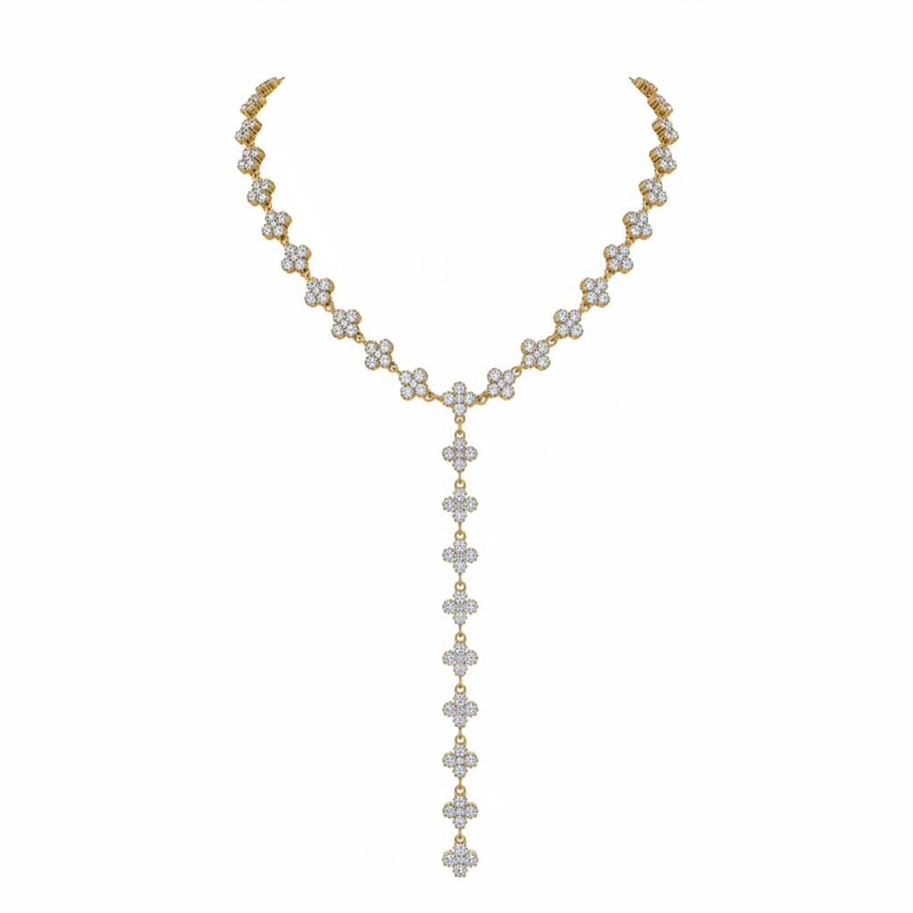 Collier Y Yvana Doré