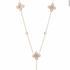 Collier Y Amely rose