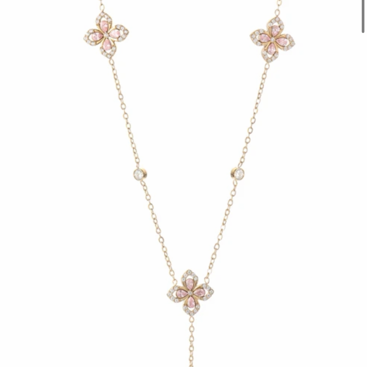 Collier Y Amely rose