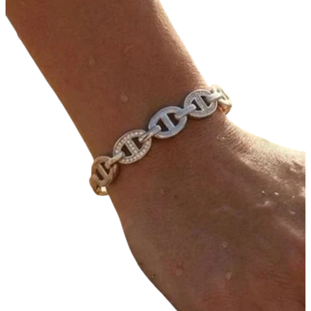 Bracelet maille marine Vahina