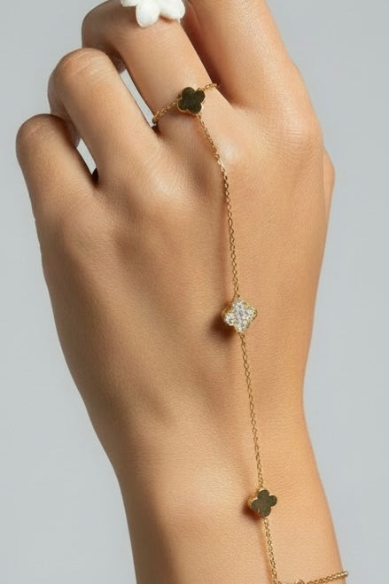 Bracelet chaîne de main Lucky