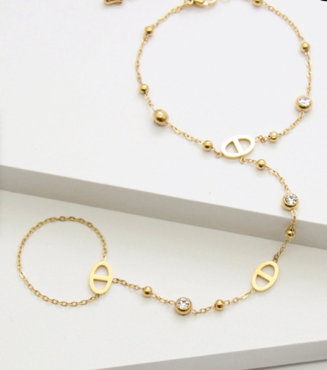 Bracelet Chaîne de mains Lyly