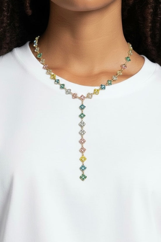 Collier Y Yvana multicolore