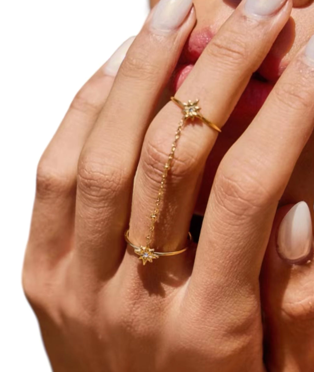 Bague chaîne Leya
