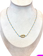 Collier baby blue