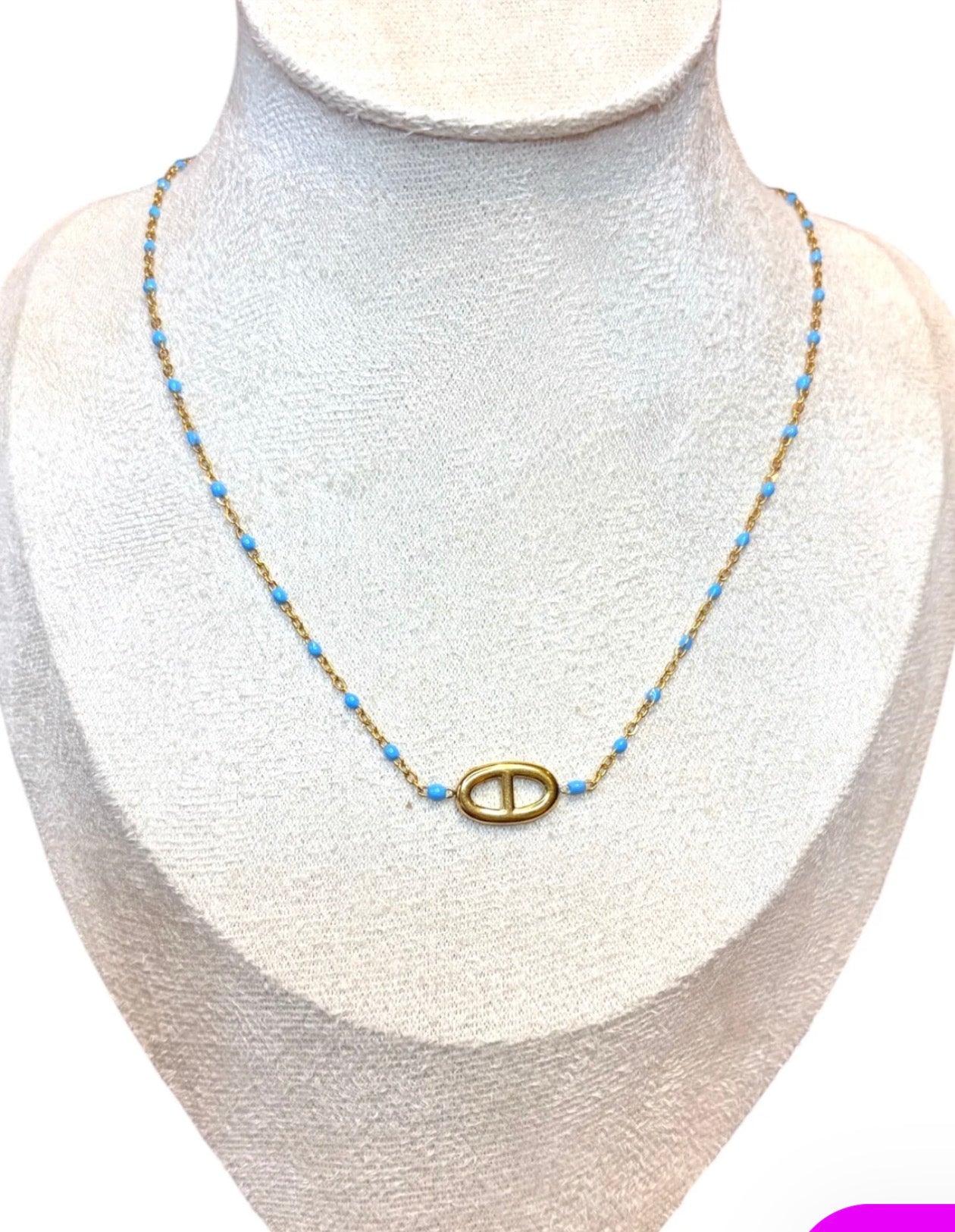 Collier baby blue