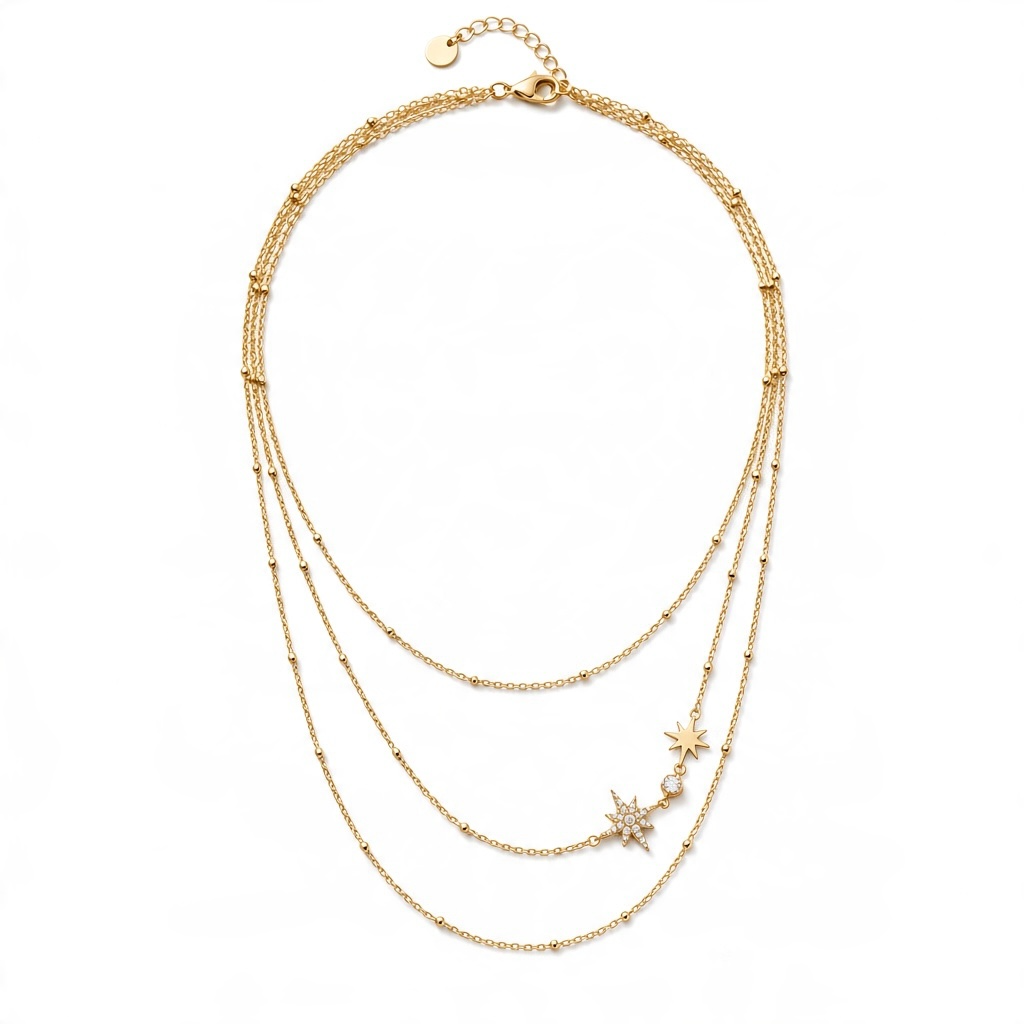Collier triple Stell