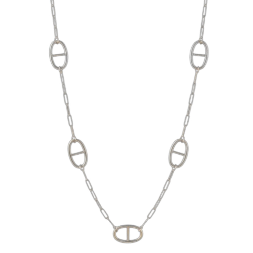 Sautoir Maille Marine Inès