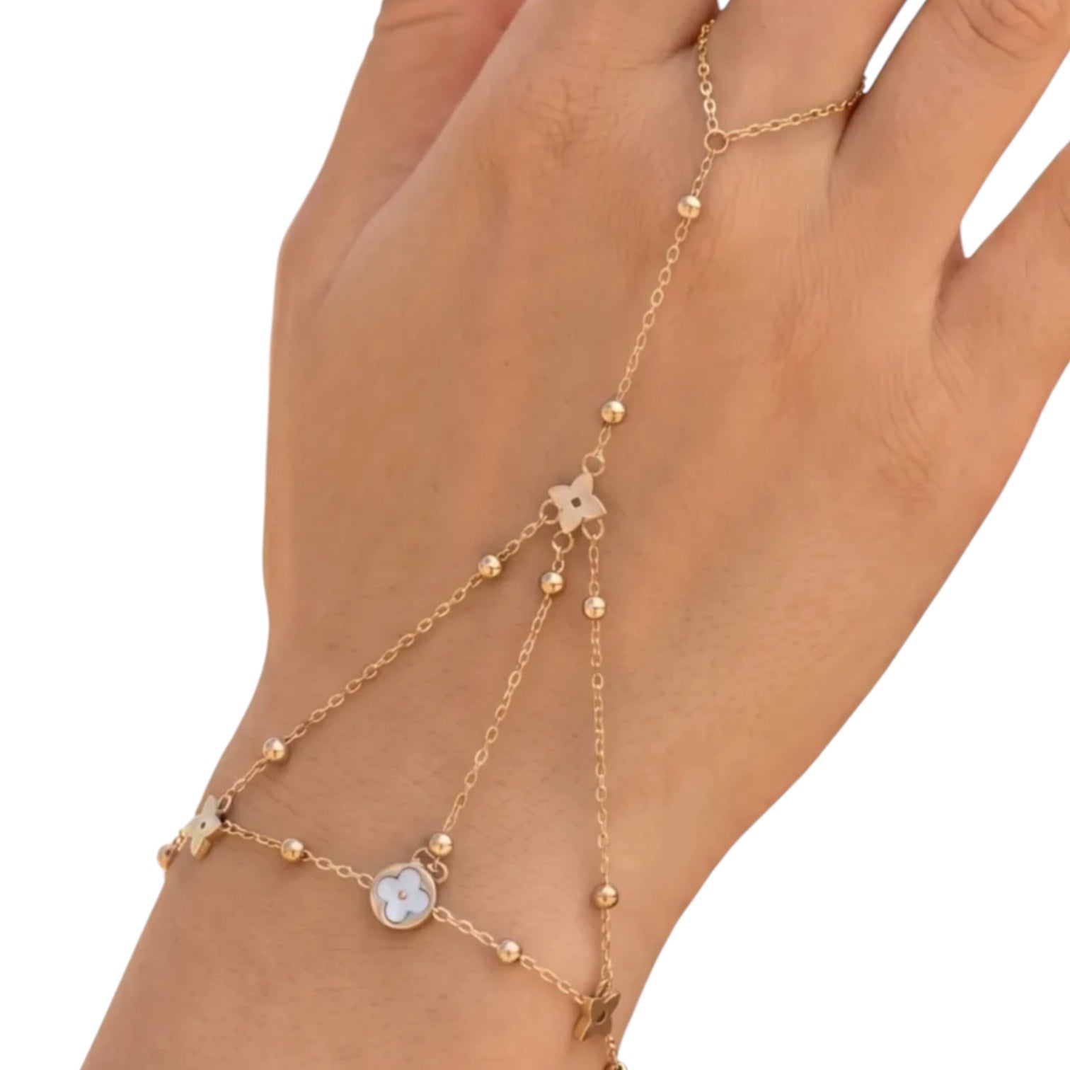 Bracelet chaîne de main Diana
