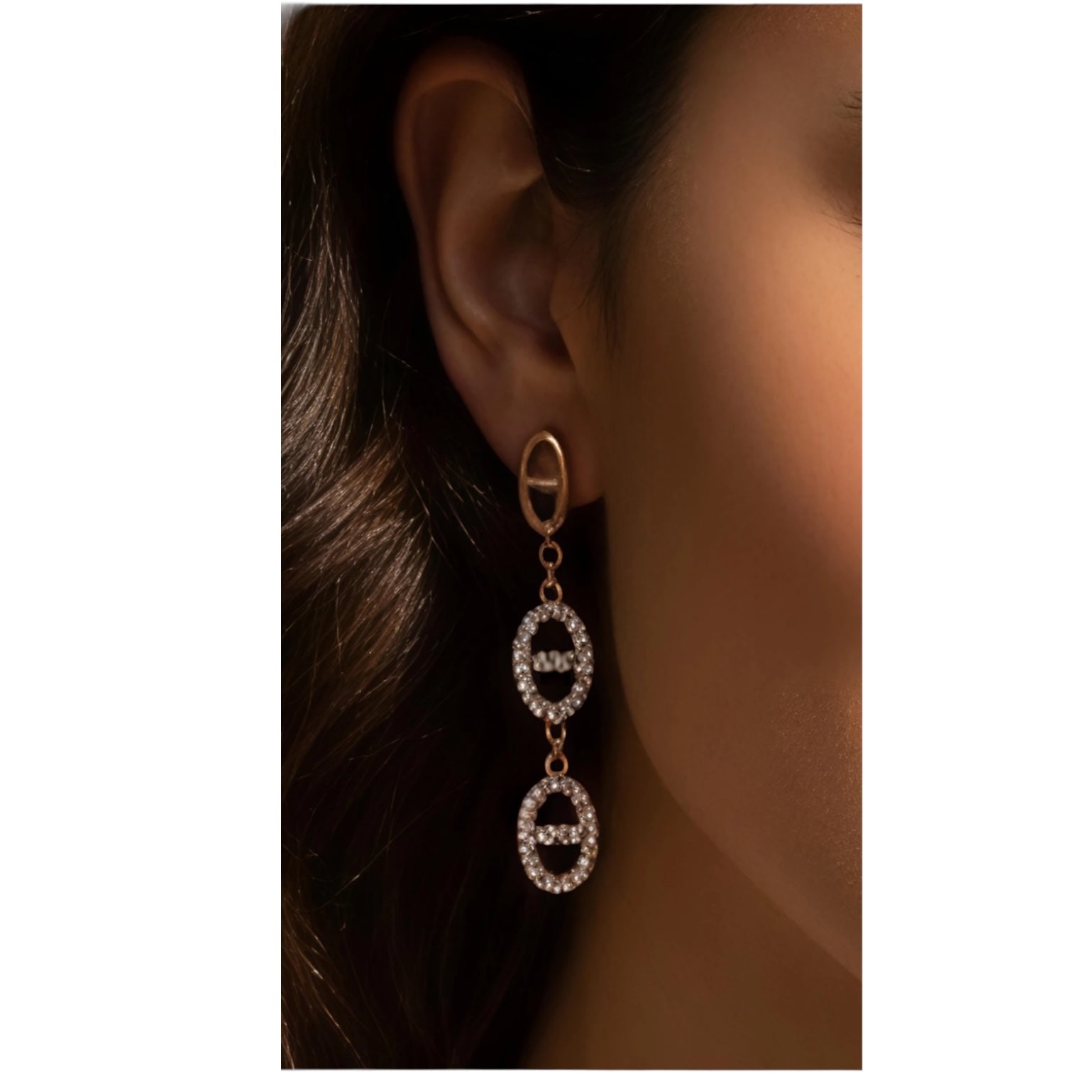 Boucle d’oreilles marinière