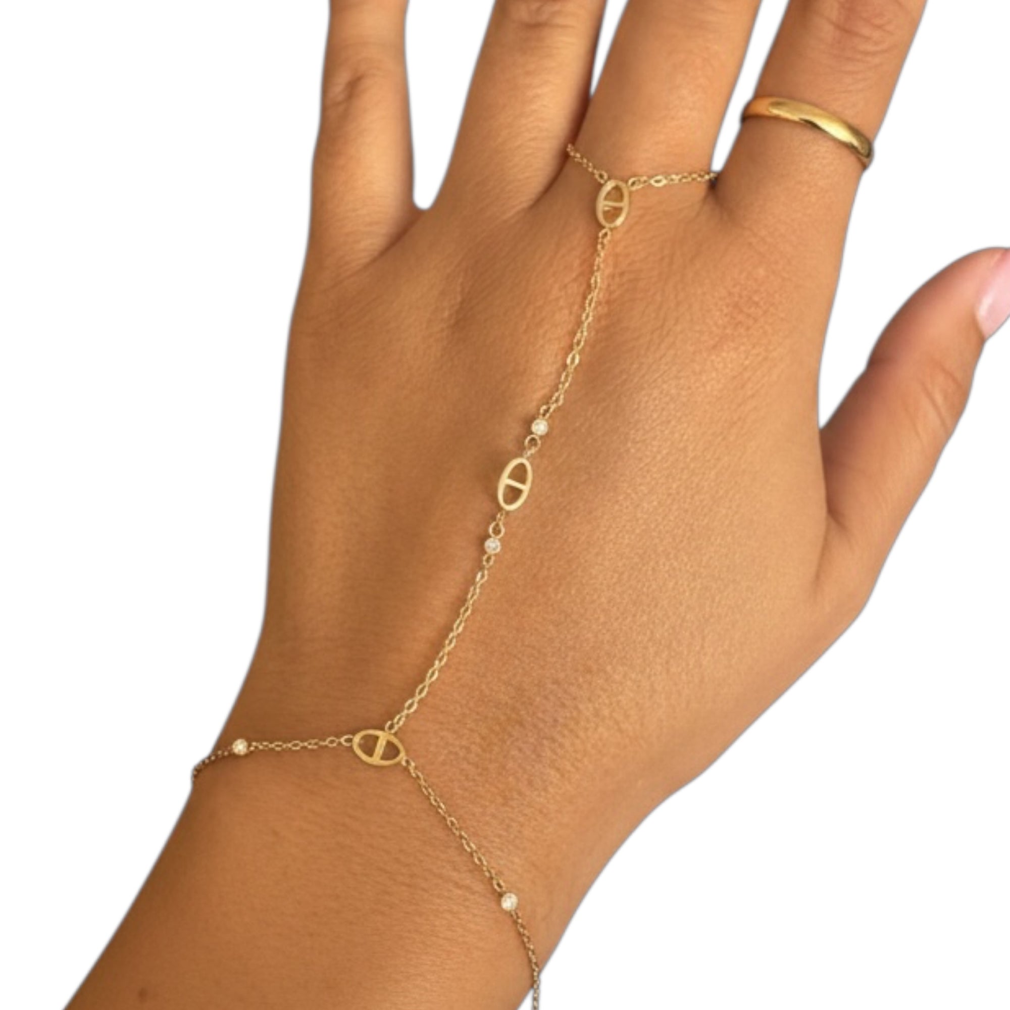 Bracelet chaîne de main Mila