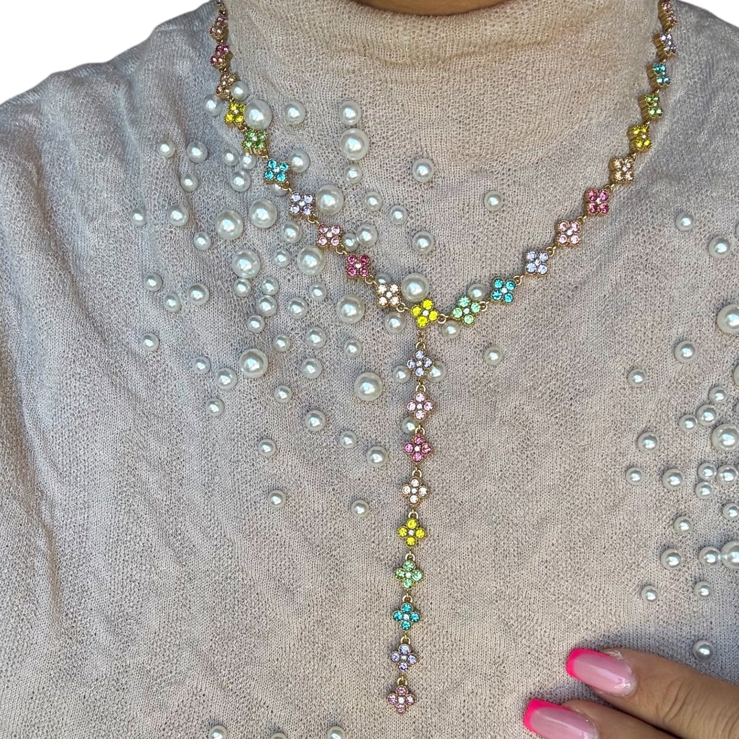 Collier Y Yvana multicolore