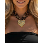 Collier grand cœur