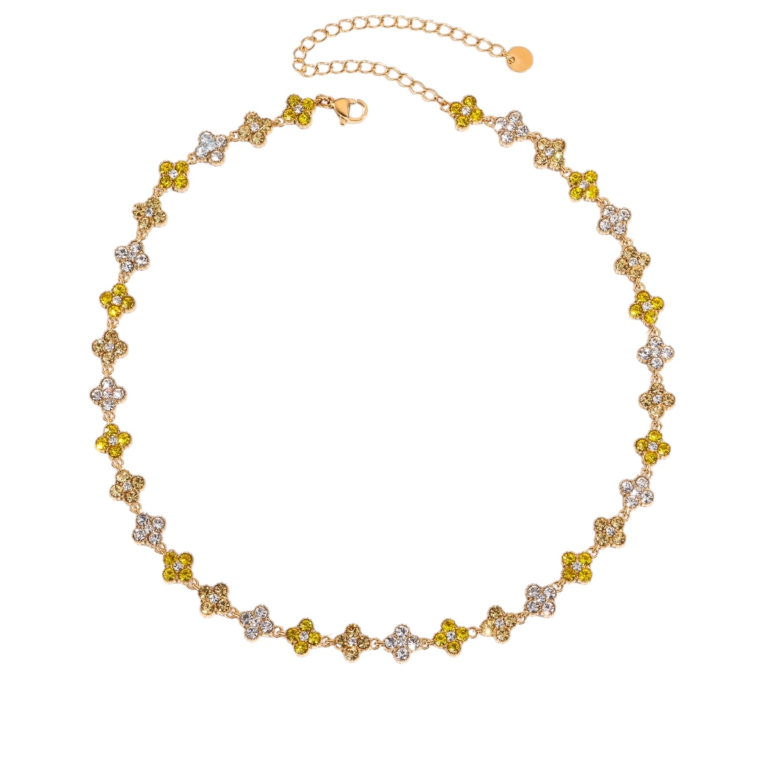 Collier Yvana Jaune