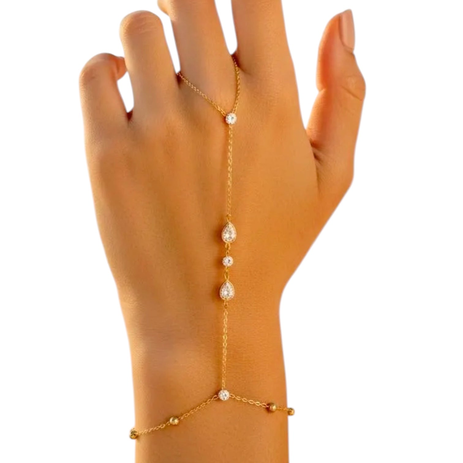 Bracelet chaîne de main Serena