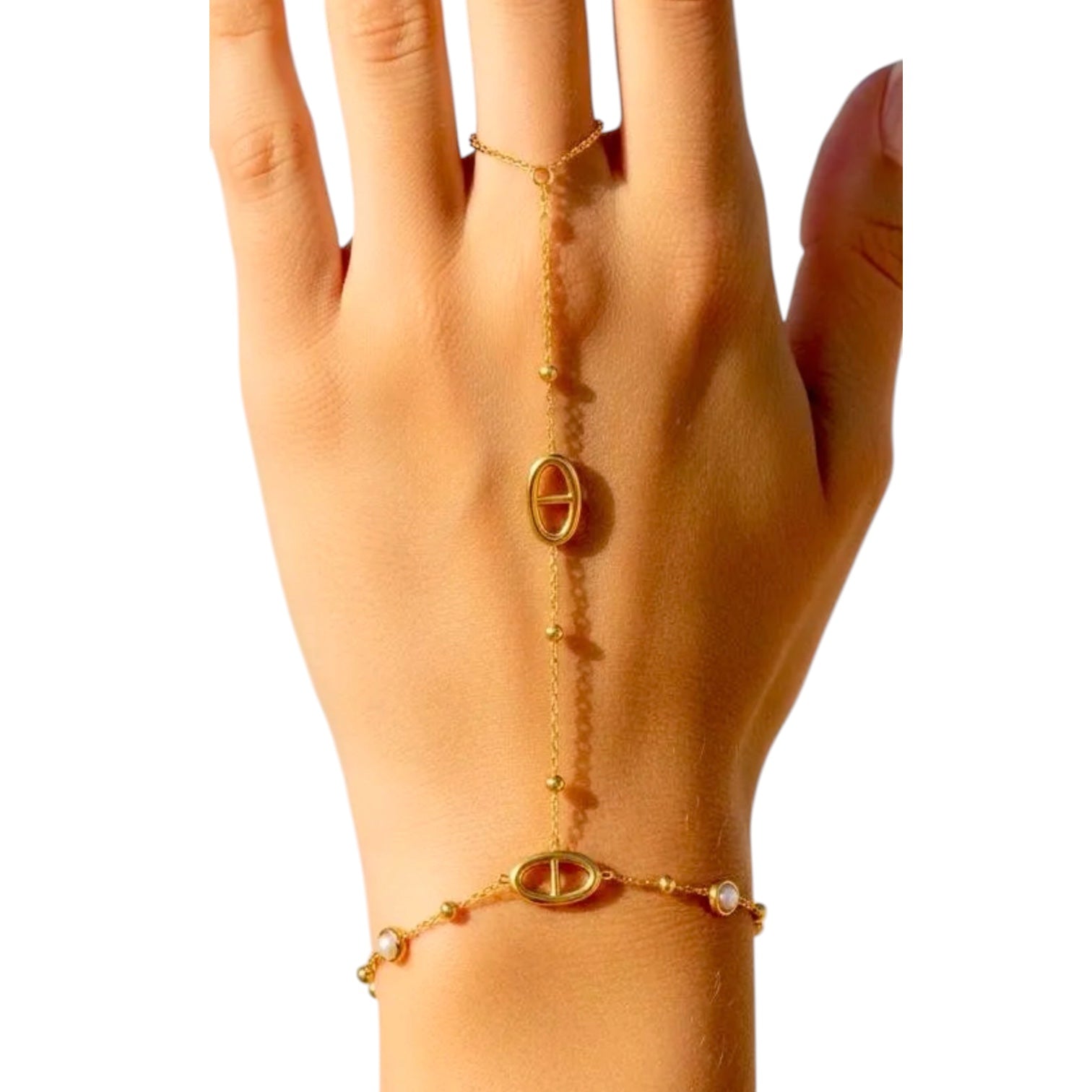Bracelet chaîne de main Mandy