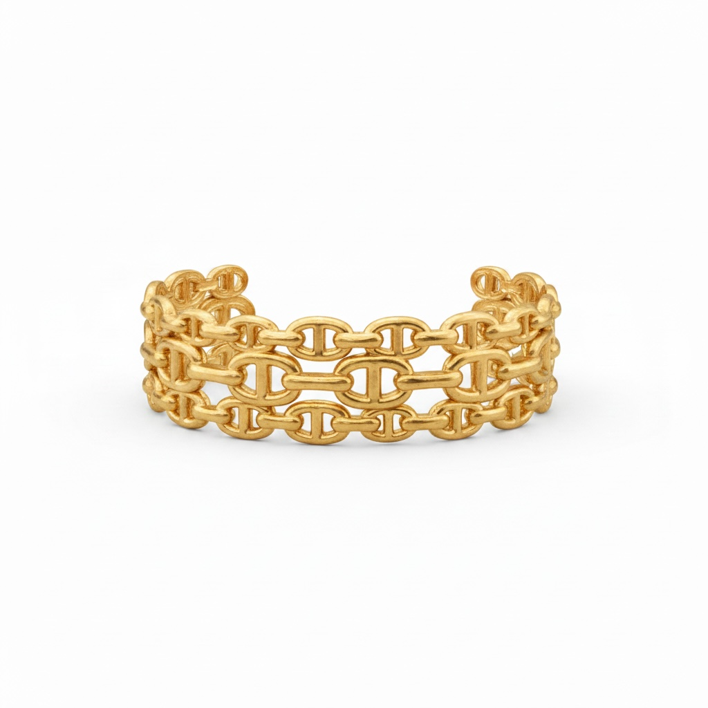 Bracelet manchette Marinière