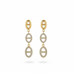 Boucle d’oreilles marinière