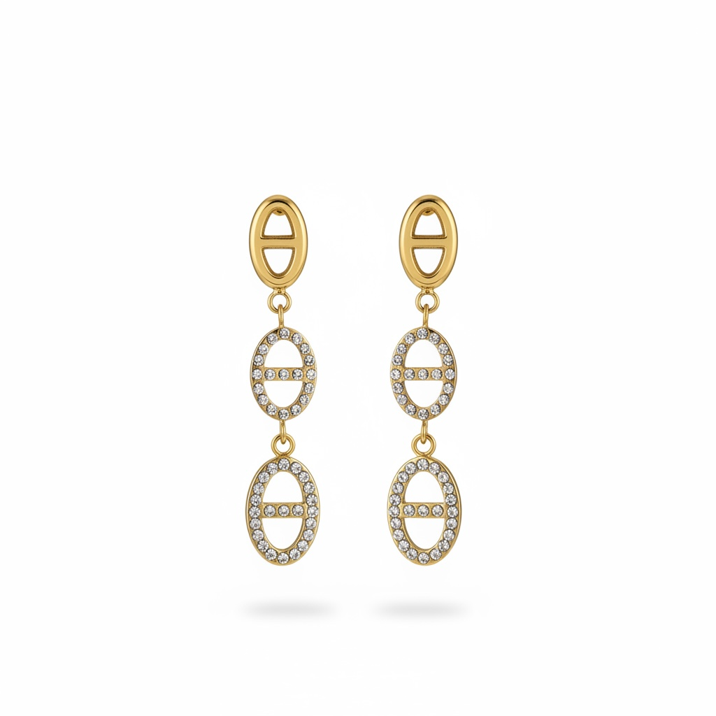 Boucle d’oreilles marinière