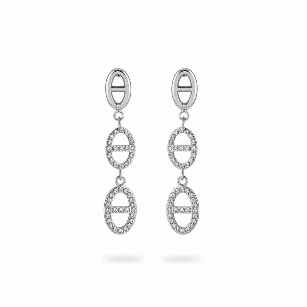 Boucle d’oreilles marinière