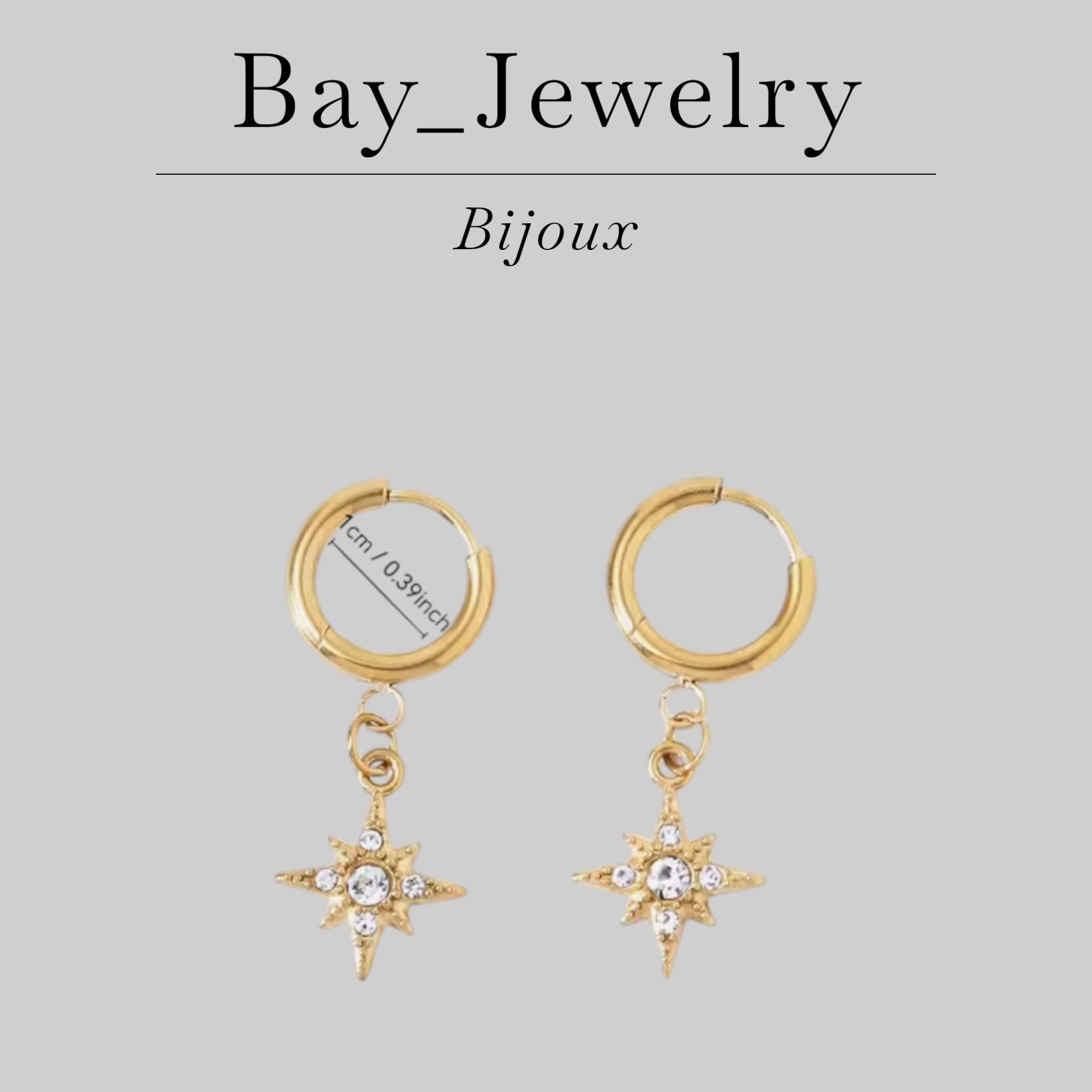 Boucle d’oreille strella