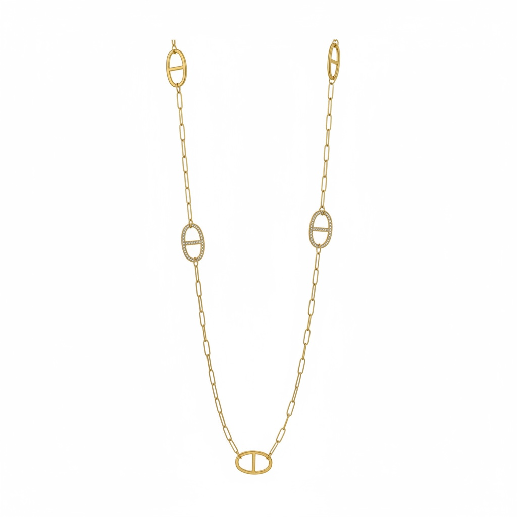 Sautoir nessou strass