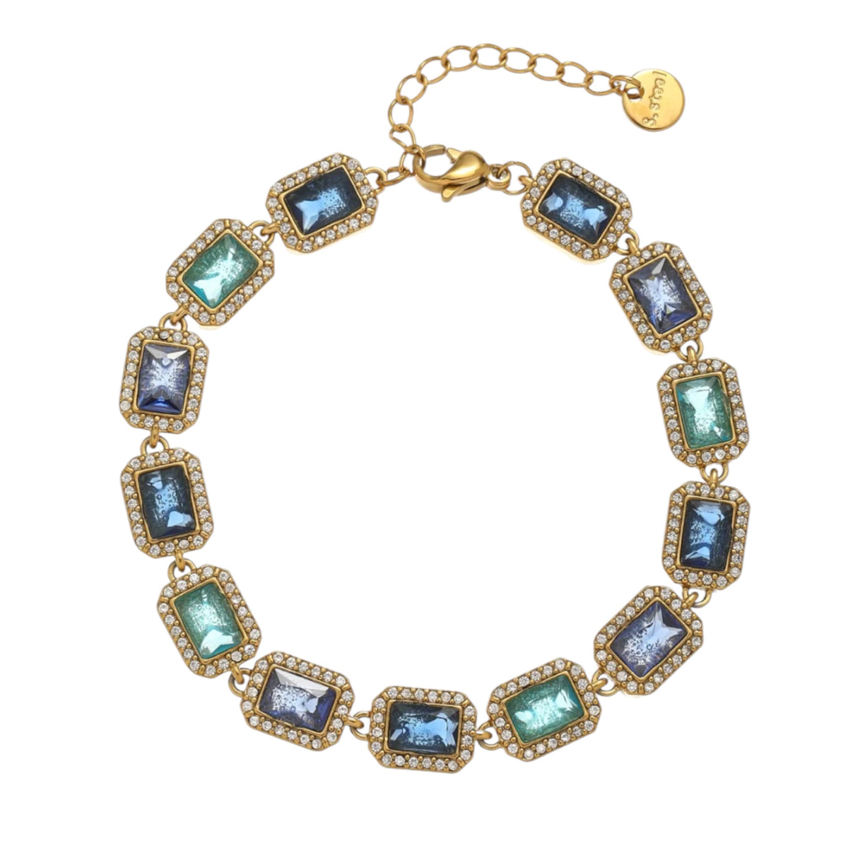 Bracelet Rubis bleu