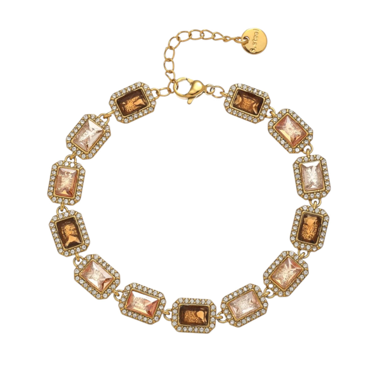 Bracelet rubis beige
