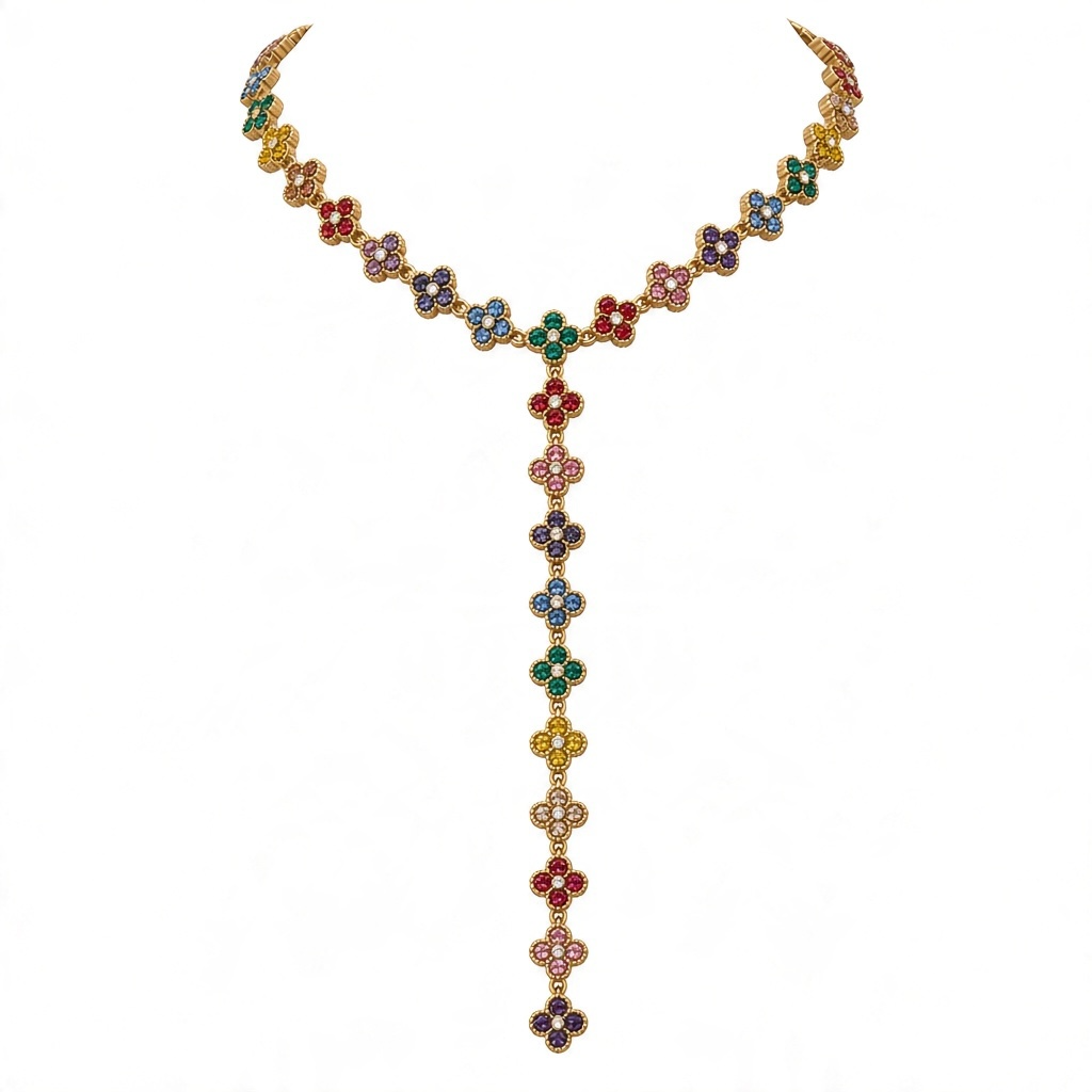 Collier Y Yvana multicolore